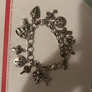 Brighton Silver Charm Bracelet